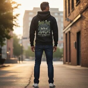 477 - 🏍️ Uni-Sex Pullover Artwork Hoodie